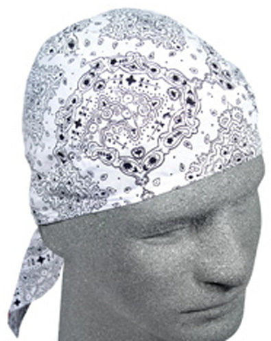 Paisley White, Standard Headwrap